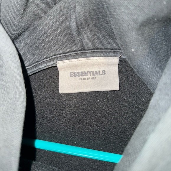 Essentials Black Hoodie - Picture 4 of 5